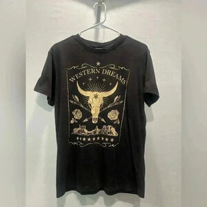 Self Esteem Black Graphic Short Sleeve T-Shirt - Size M​